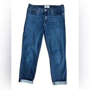 Denizen from Levi's Mid Rise Boyfriend Blue Jeans